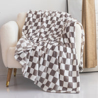 Checked Throw Blanket