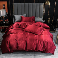 Six-Piece Satin Bedding Set