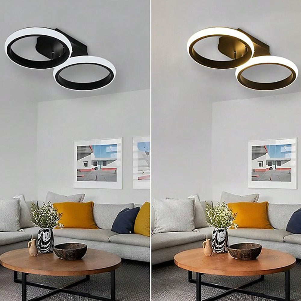 Twin and Triple Ring LED Ceiling Light