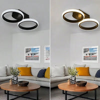 Twin and Triple Ring LED Ceiling Light