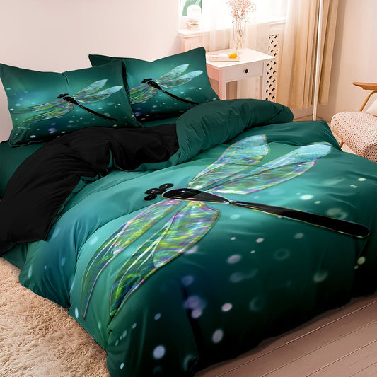 Dragonfly Cotton Sateen Bedding Set