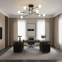 Axon Two-Tone Semi-Flush Ceiling Light