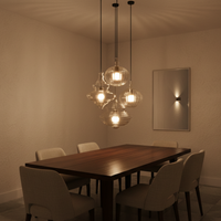La Toupie Hand-Blown Glass Pendant