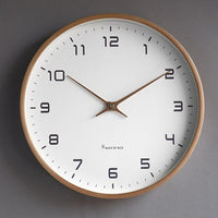 NordicTimber Square Wood Wall Clock