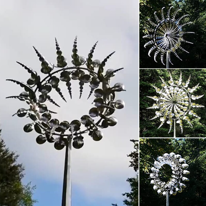 Metal Garden Windmill 102cm