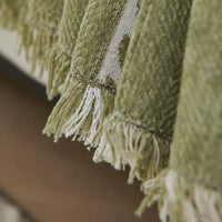 Leaf Print Chenille Sofa Cover