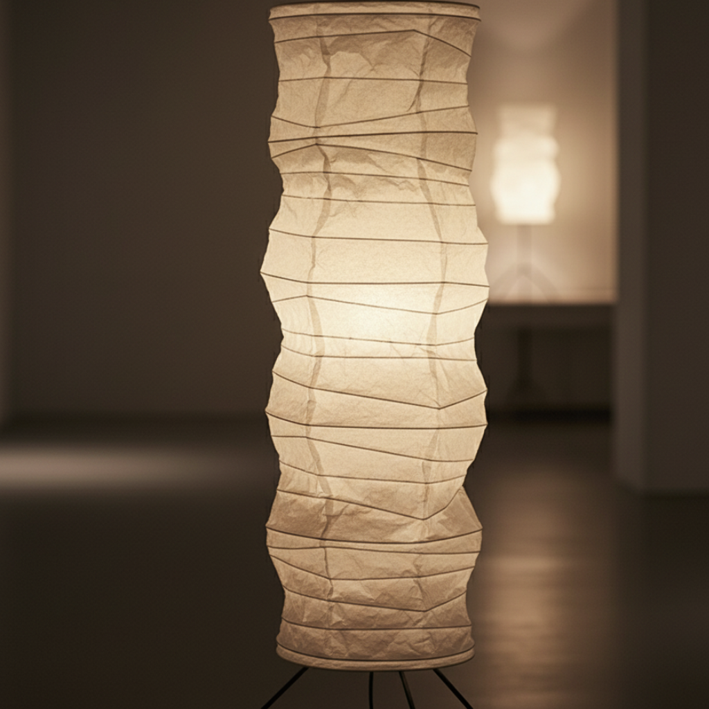 Wabi-Sabi Rice Paper Floor Lamp 180cm