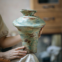 Amara Tall Matte Ceramic Vase 30cm