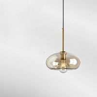 Glass Shade Pendant Light 15-28cm