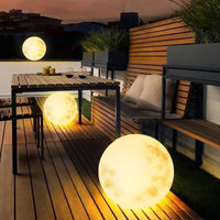 Moon Globe Garden Lamp 20cm