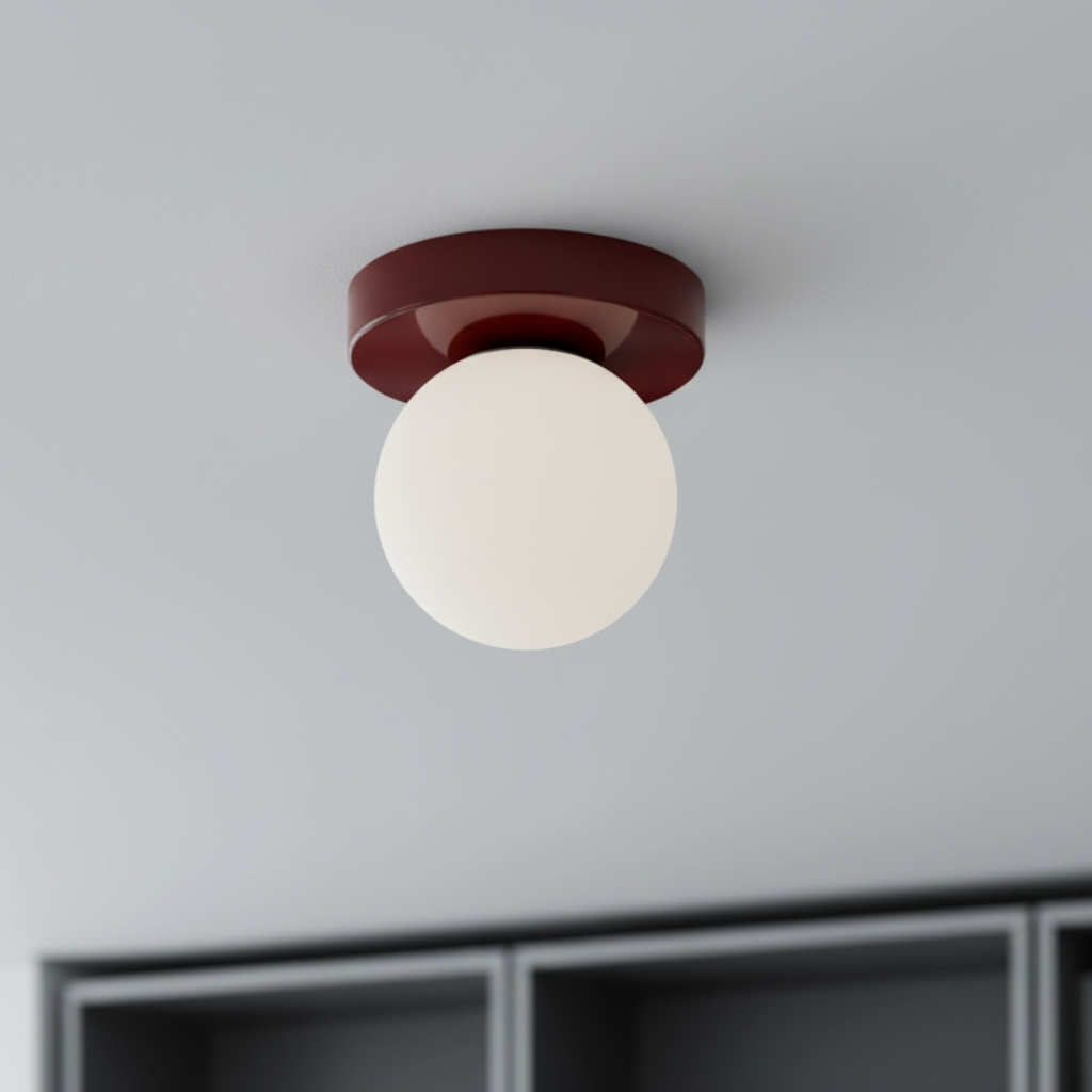 Frosted Globe Wall & Ceiling Light