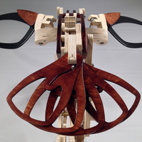 Balancing Wooden Hummingbird Sculpture