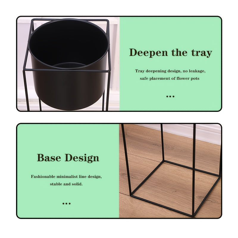 Rectangular Metal Plant Stand