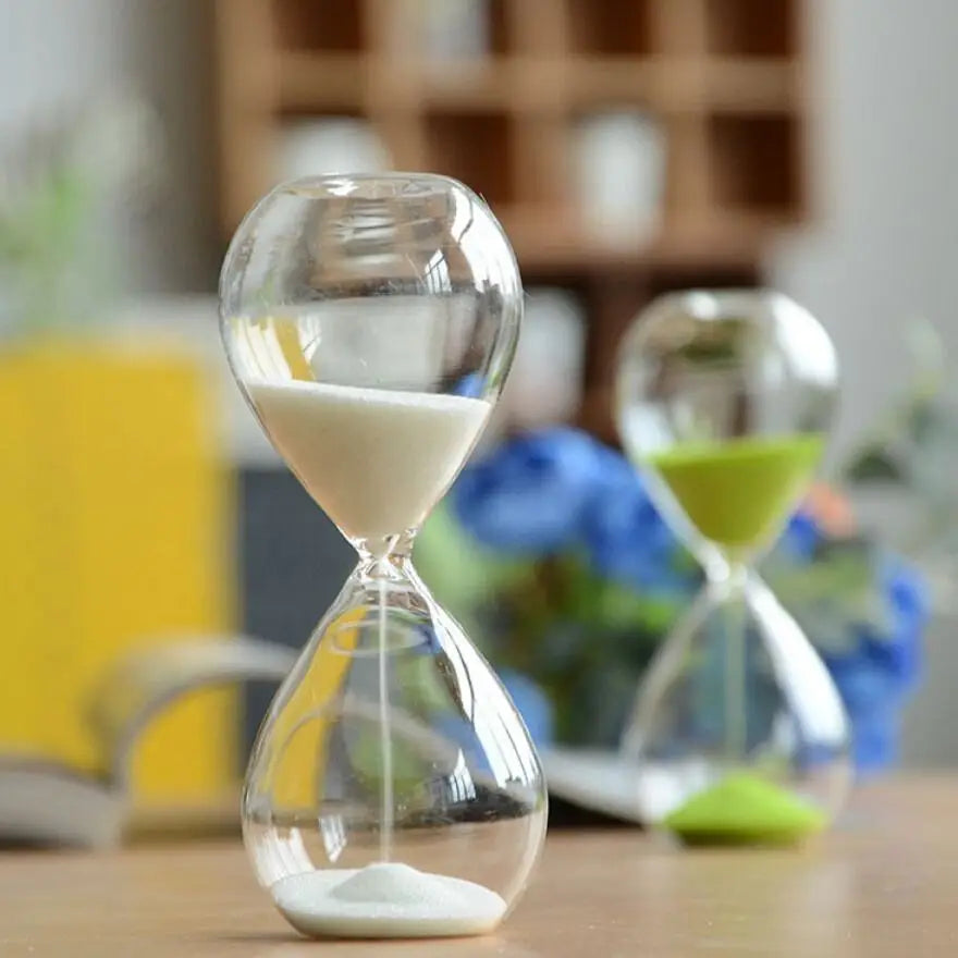Droplet Borosilicate Sand Timer, 5 to 60 Min