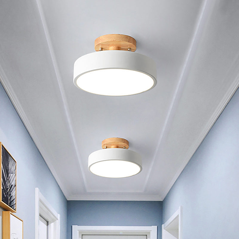 Ceiling light in hallway