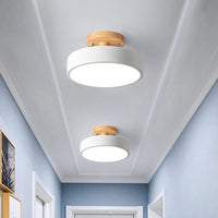 Ceiling light in hallway