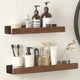 Solid Wood Bathroom Shelf