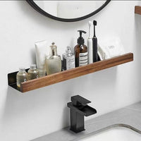 Solid Wood Bathroom Shelf