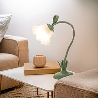 Cast Iron Flower Table Lamp 50cm