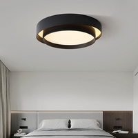 Deep Drum Iron Ceiling Light, White
