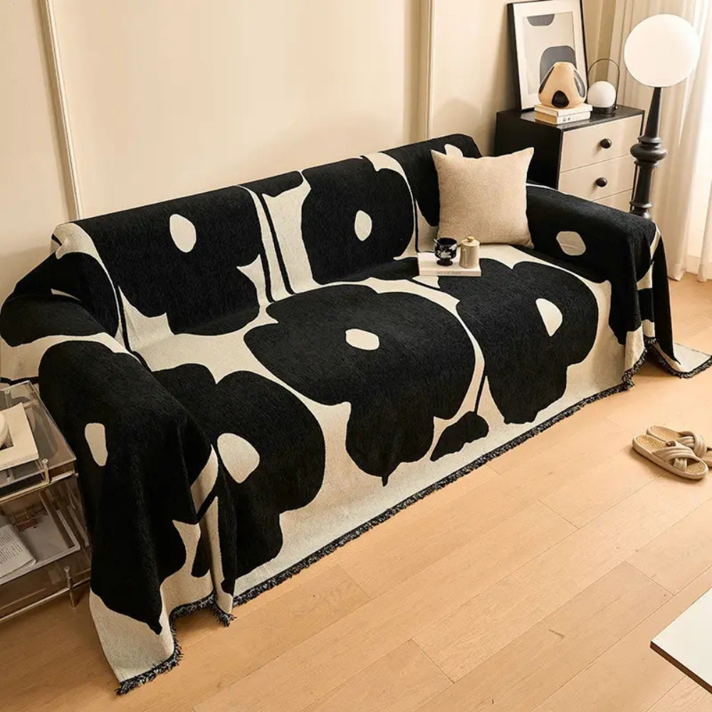 Monaco Abstract Chenille Sofa Cover