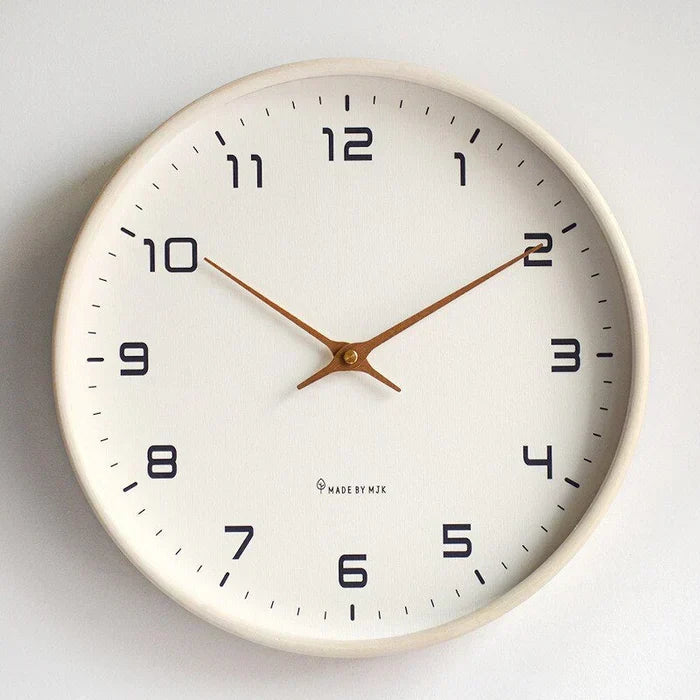 NordicTimber Square Wood Wall Clock