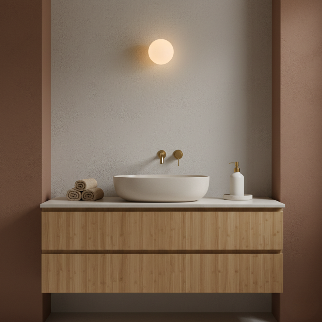 Solstice Milk Glass Wall Light