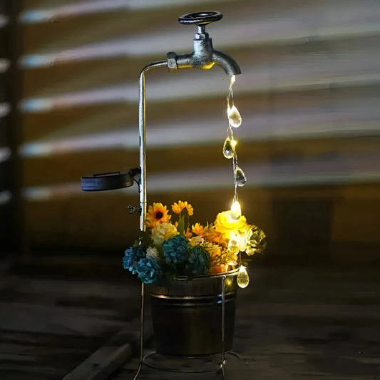 Garden Tap Solar Feature Light