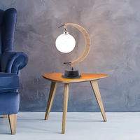 Glass Battery Table Lamp 27cm