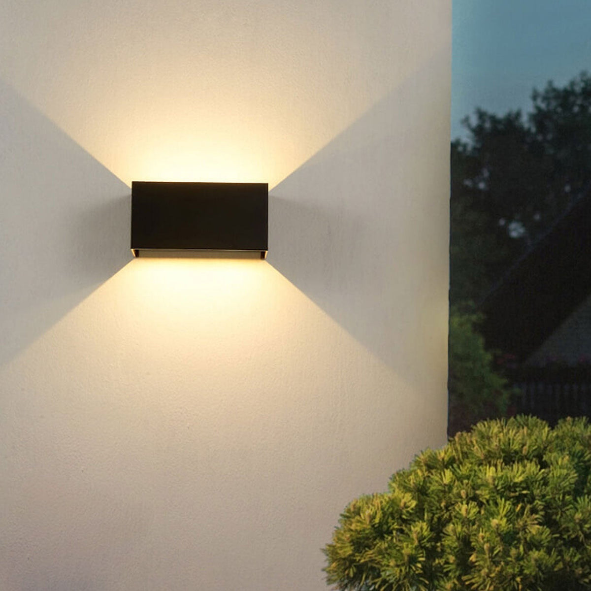 Rectangular Outdoor LED Wall Light