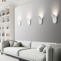 Compact Half-Moon Wall Light 18cm