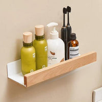 Solid Wood Bathroom Shelf