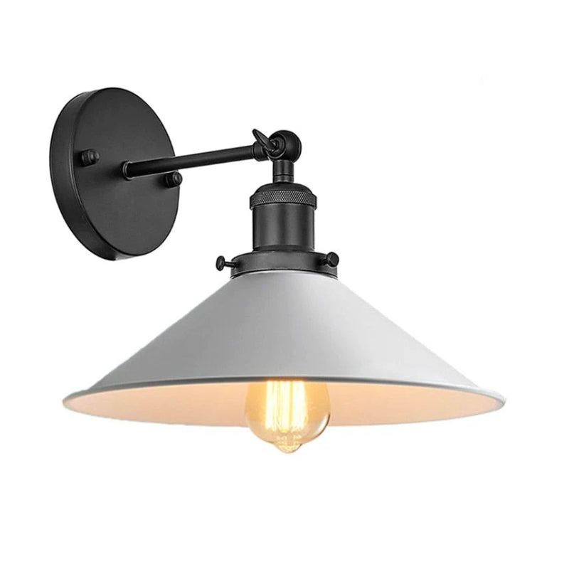 Enamel Dome Wall Light 22cm