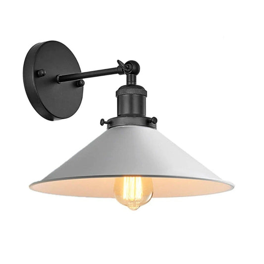 Enamel Dome Wall Light 22cm