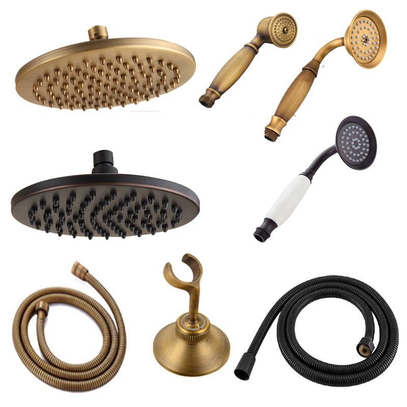 Brass Finish Handheld Shower Set 23cm
