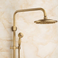 Brass Finish Handheld Shower Set 23cm