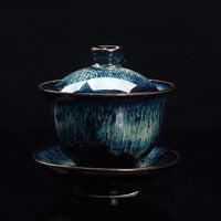 Kiln-Glazed Ceramic Gaiwan