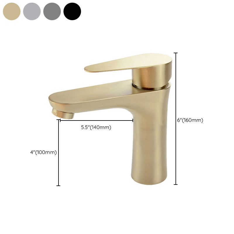 Low Arc Copper Basin Tap 16cm