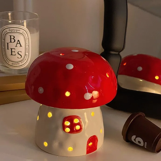 Ceramic Mushroom Night Light