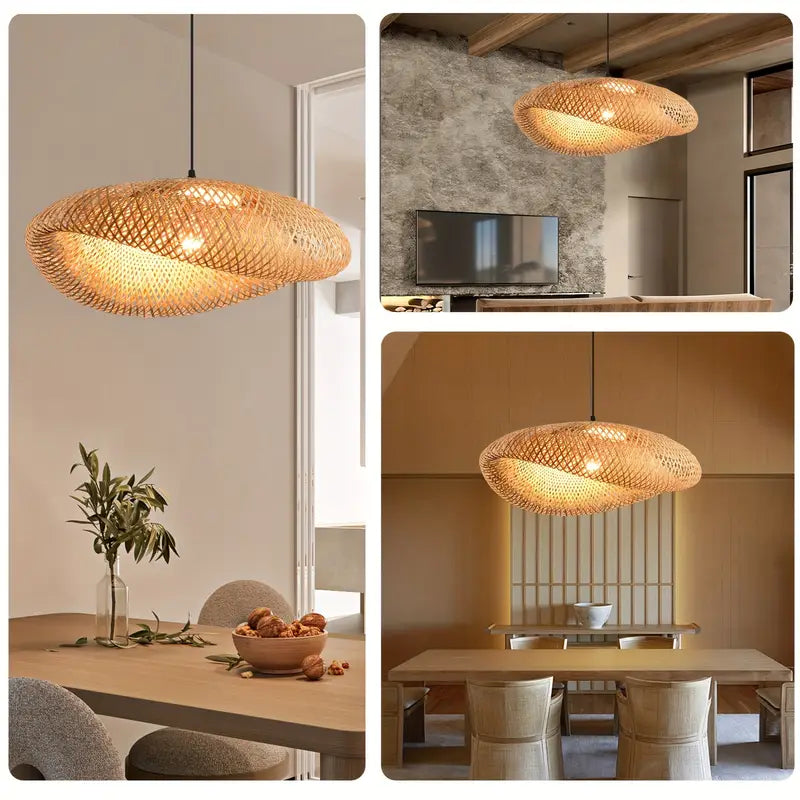 Handwoven Rattan Pendant Lampshade 60cm