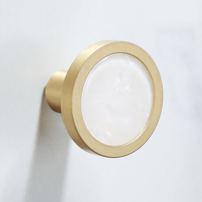 Brass Finish Bathroom Fittings, Marble Inlay