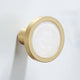 Brass Finish Bathroom Fittings, Marble Inlay