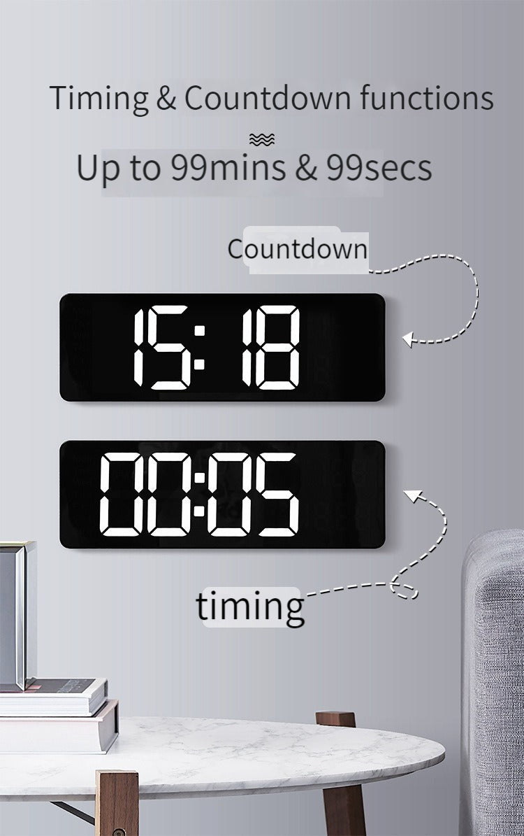 Large Digital Wall Clock 40cm
