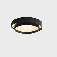Deep Drum Iron Ceiling Light, White