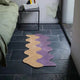 Colour Block Cotton Runner Rug