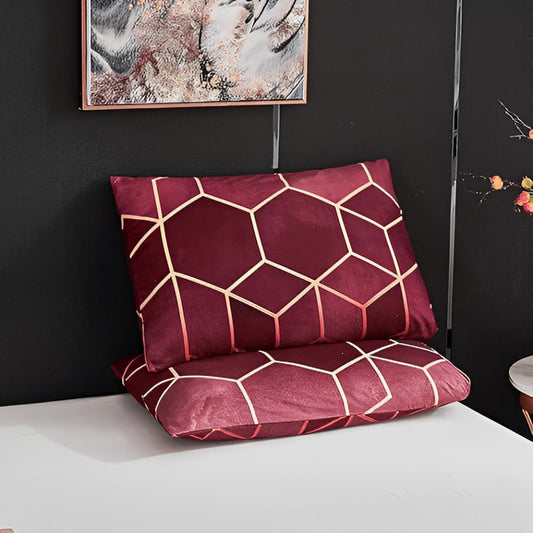 Honeycomb Jacquard Duvet Set