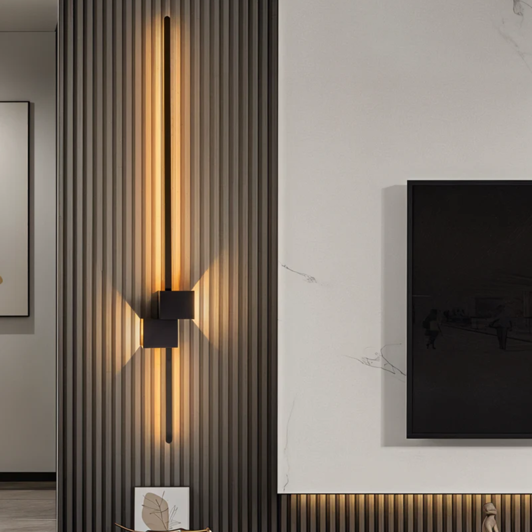 Linear Aluminium Wall Light, 60 or 80cm