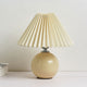 Pleated Ceramic Table Lamp
