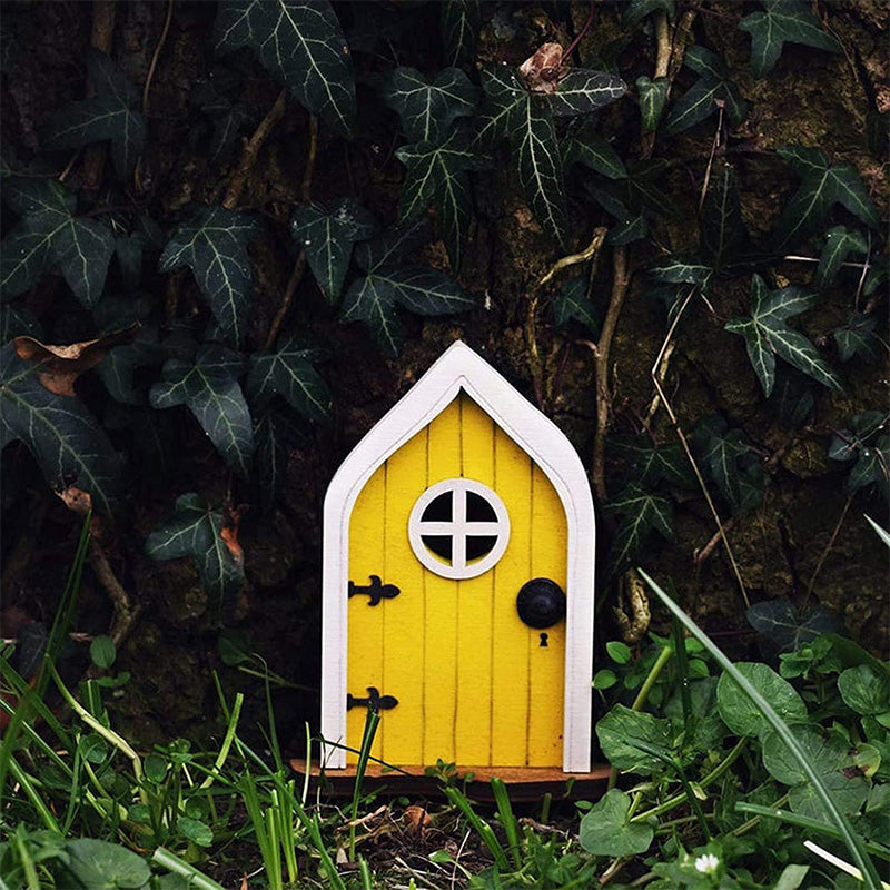 Wooden Mini Elf Door 18cm