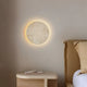 Stone Effect Round Wall Light
